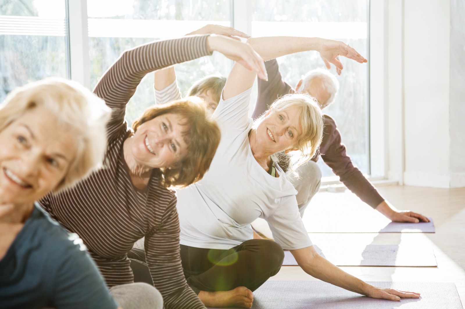 Patients moving comfortably and living actively